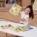 Medinė dėlionė Montessori 2 viename augalinės figūrėlės VIGA