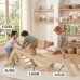 Medinis Pikler laipiojimo trikampis-kopėtėlės vaikams VIGA Montessori Medinis Pikler laipiojimo trikampis-kopėtėlės vaikams VIGA Montessori