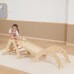 Medinė čiuožykla tiesi laipiojimo siena VIGA