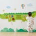 Medinė sensorinė-manipuliacinė Montessori edukacinė lenta vaikams – FSC sertifikuota VIGA „Krokodilas