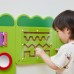 Medinė sensorinė-manipuliacinė Montessori edukacinė lenta vaikams – FSC sertifikuota VIGA „Krokodilas