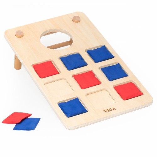 2 viename įgūdžių žaidimas „Tic-Tac-Toe“ + „Cronhole“ – mesk į taikinį Viga 2 viename įgūdžių žaidimas „Tic-Tac-Toe“ + „Cronhole“ – mesk į taikinį Viga