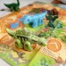 2 viename konstruktoriaus rinkinys Dinozaurai Stalo žaidimas + 46 dalių kauliukai WOOPIE 2 viename konstruktoriaus rinkinys Dinozaurai Stalo žaidimas + 46 dalių kauliukai WOOPIE
