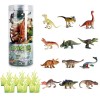 Dinozaurų figūrėlių rinkinys, 18 dalių - 2 versija WOOPIE 