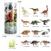 Dinozaurų figūrėlių rinkinys, 18 dalių - 2 versija WOOPIE 