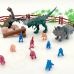 Dinozaurų figūrėlių rinkinys, 40 vnt. WOOPIE