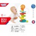 Bėgimo takelis su kamuoliu, čiuožykla, kamuoliukų bokštas, kamuoliukų takelis WOOPIE BABY