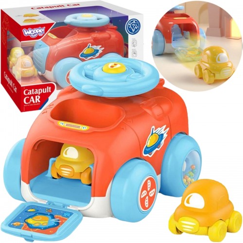 Automobilių paleidimo automatinių katapultų rinkinys WOOPIE BABY Automobilių paleidimo automatinių katapultų rinkinys WOOPIE BABY