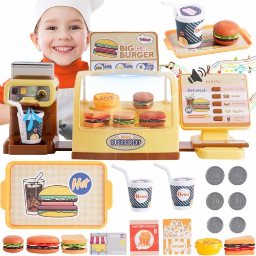 Parduotuvė, restoranas, greitas maistas, mini mėsainių parduotuvė „DIDELIS BURGERIS“ WOOPIE
