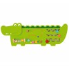 „Viga Toys“ krokodilo jutimo medinė manipuliavimo lenta  