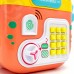 Elektroninis taupyklės seifas su bankomato PIN prieigos kodu, krabo formos kuprinė, oranžinė WOOPIE