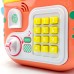Elektroninis taupyklės seifas su bankomato PIN prieigos kodu, krabo formos kuprinė, oranžinė WOOPIE