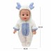 WOOPIE ROYAL Lalka Bobas w Ubranku Reniferek + Akcesoria 28cm