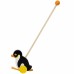 Medinis pingvinų stūmiklis „Viga Toys“ Medinis pingvinų stūmiklis „Viga Toys“