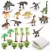 Dinozaurų parko rinkinys figūrėlės + kilimėlis ir priedai, 23 vnt. WOOPIE Dinozaurų parko rinkinys figūrėlės + kilimėlis ir priedai, 23 vnt. WOOPIE