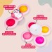 Keičiamas sensorinis žaislas „Space Spinner Pop-it“, 3 vnt., rožinis. WOOPIE BABY