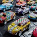 Lenktyninių automobilių rinkinys, automobiliai dėžėje, 50 vnt. WOOPIE Lenktyninių automobilių rinkinys, automobiliai dėžėje, 50 vnt. WOOPIE