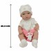 Kūdikio lėlės rinkinys 30,5 cm + rožinė nešioklė WOOPIE ROYAL