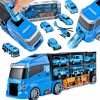 Sunkvežimio transporterio rinkinys 3in1 mėlyna policija WOOPIE Sunkvežimio transporterio rinkinys 3in1 mėlyna policija WOOPIE