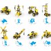 Konstruktoriaus rinkinys WOOPIE STEAM 8 mašinėlės
