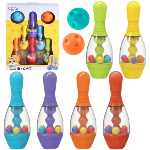 Boulingas spalvingas vaikams WOOPIE 8 vnt. Boulingas spalvingas vaikams WOOPIE 8 vnt.