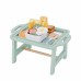 Pastelinių spalvų pusryčių rinkinys su padėklu ir aksesuarais WOOPIE GREEN