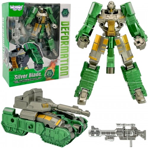 Transformuojantis robotas SILVER BLADE 2in1 tankas WOOPIE