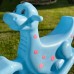 Šviesiai mėlynos balansinės sūpynės vaikams – dinozauro formos WOOPIE Dino