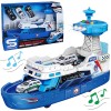 Interaktyvus policijos patrulių kateris - mastelis 1:16 + 3 automobiliai WOOPIE Interaktyvus policijos patrulių kateris - mastelis 1:16 + 3 automobiliai WOOPIE