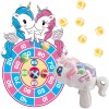 Arkadinis Žaidimas 2-in-1 Rinkinys Skydo Paleidėjas Vienaragis WOOPIE  Velcro Darts
