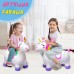 Pripučiamas guminis vienaragis baltas + pompa WOOPIE Pripučiamas guminis vienaragis baltas + pompa WOOPIE