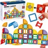 Magnetiniai konstruktoriai 3D edukacinis rinkinys pilis 100 vnt. WOOPIE