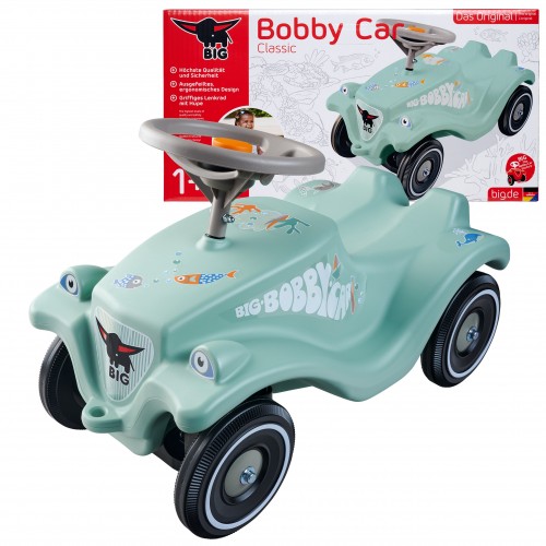 Paspiriama mašinėlė BIG „Bobby Car Classic Green Sea“ žalia