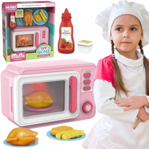 Rožinė vištiena mikrobangų krosnelėje WOOPIE Rožinė vištiena mikrobangų krosnelėje WOOPIE