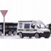Sulankstomas policijos lėktuvų transporteris su 3 policijos automobiliais, XL rinkinys, kelio ženklai WOOPIE Sulankstomas policijos lėktuvų transporteris su 3 policijos automobiliais, XL rinkinys, kelio ženklai WOOPIE