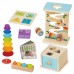 Edukacinis sensorinis FSC WOOPIE GREEN Box 6in1 13-15m Montessori