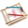 Medinių staklių audimo dirbtuvių Montessori audimo rinkinys VIGA Medinių staklių audimo dirbtuvių Montessori audimo rinkinys VIGA