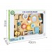 Medinis edukacinis namelis 2-in-1 su manipuliacine lenta – 8 dalys WOOPIE GREEN
