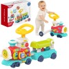 2-in-1 interaktyvus traukinukas-stumdukas ir paspiriama transporto priemonė WOOPIE BABY 2-in-1 interaktyvus traukinukas-stumdukas ir paspiriama transporto priemonė WOOPIE BABY