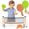 6 dalių stalo teniso (pingpongo) rinkinys su tinkleliu WOOPIE