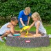 Didelė smėlio dėžė, medžio kamieno baseinas su dangčiu „Little Tikes“