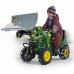 Pedalinis traktorius su kaušu, žalias Rolly Toys rollyFarmtrac John Deere 7930