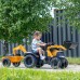 Pedalinis traktorius vaikams su ekskavatoriumi, priekiniu krautuvu ir priekaba – 3–7 metų vaikams FALK Case CE