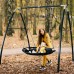 Sūpynės vaikams AXI su didele lizdo formos sėdyne