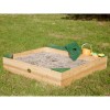 Medinė smėliadėžė su priedų saugykla Amy Sandpit AXI