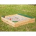 Medinė smėliadėžė su priedų saugykla Amy Sandpit AXI