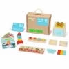 Žaislų dėžutė edukacinė 7in1 sensorinė dėžutė 16-18 mėnesių TOOKY TOY XXL Montessori