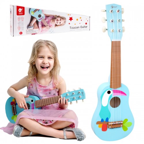 Medinė gitara vaikams, tukanas CLASSIC WORLD