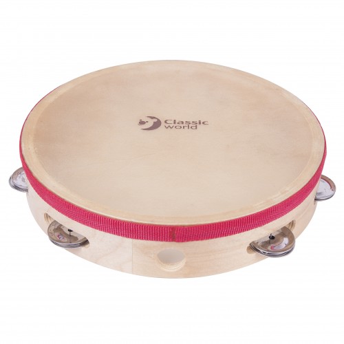 CLASSIC WORLD EDU muzikinis instrumentas – tambūrinas 25 cm
