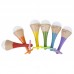 Medinis barškutis 2 viename Vaivorykštės spalvų marakasų instrumentas 1 vnt. CLASSIC WORLD Medinis barškutis 2 viename Vaivorykštės spalvų marakasų instrumentas 1 vnt. CLASSIC WORLD